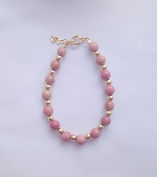 Gold filled & natural stone