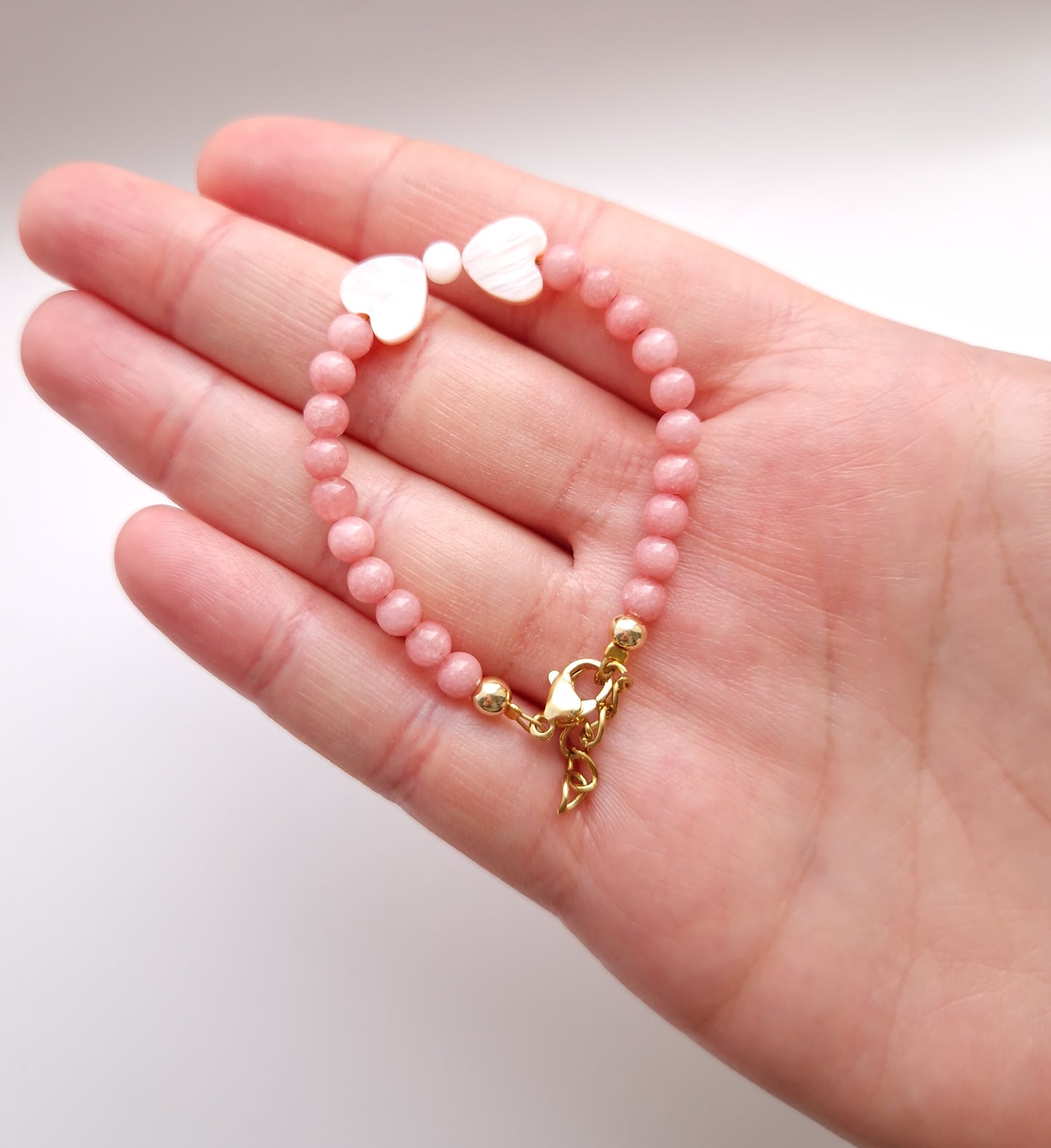Pink butterfly bracelet