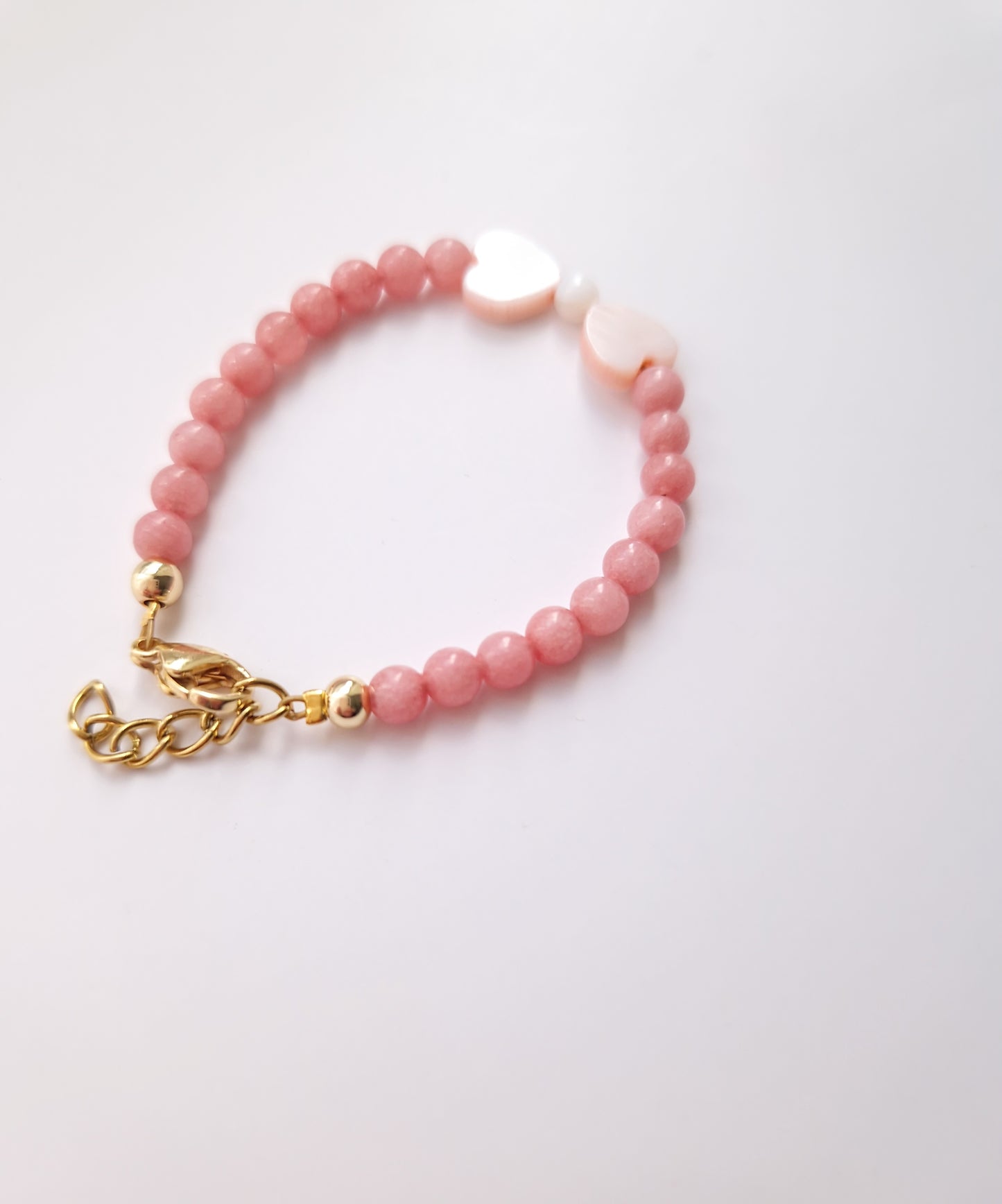 Pink butterfly bracelet