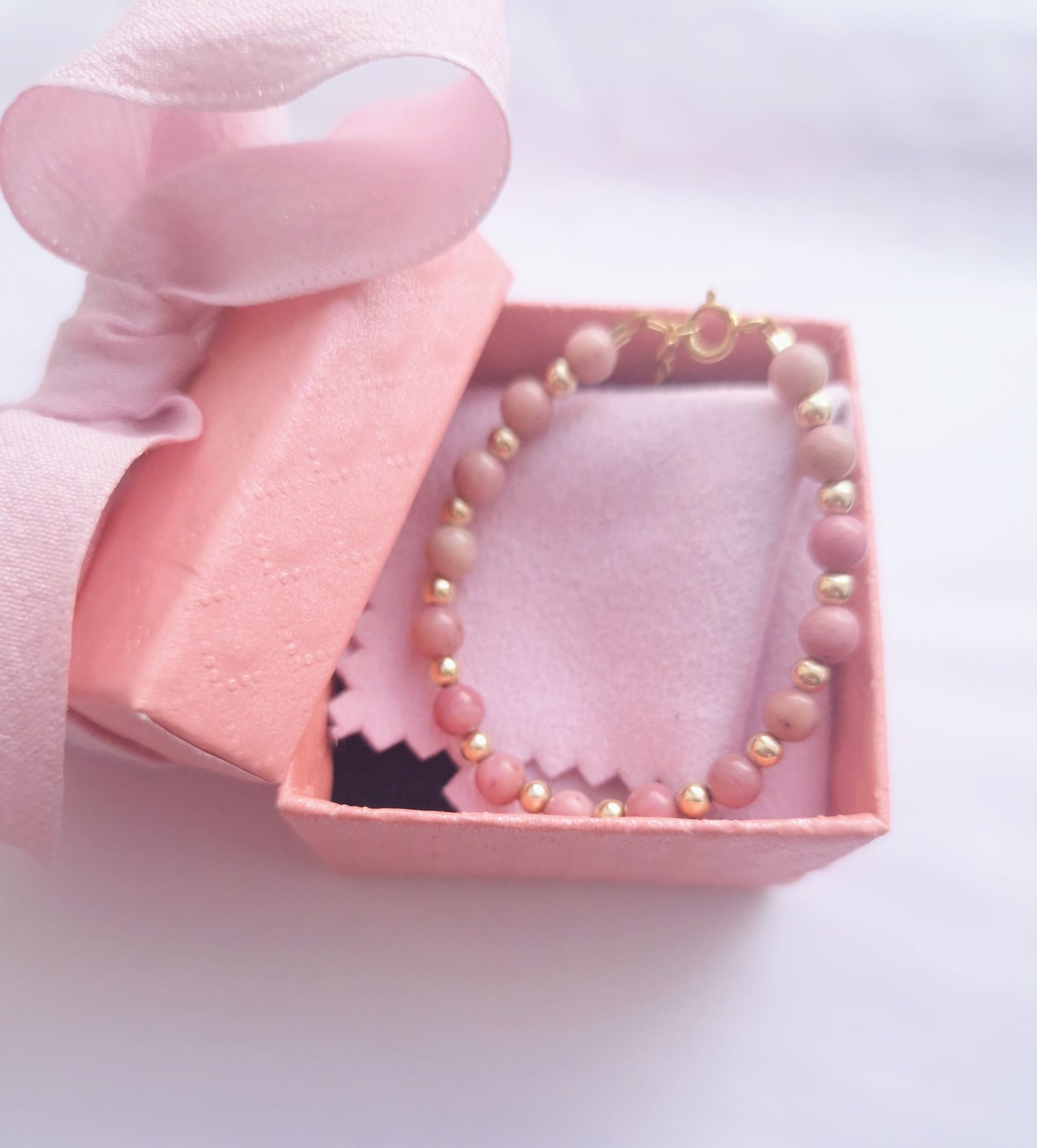 Gold filled & natural stone