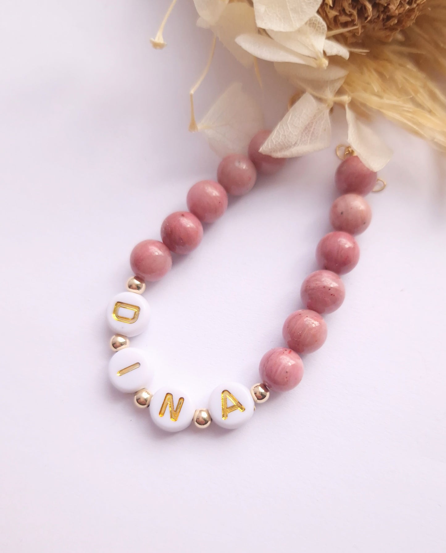 Name bracelet for little girl - Gold filled