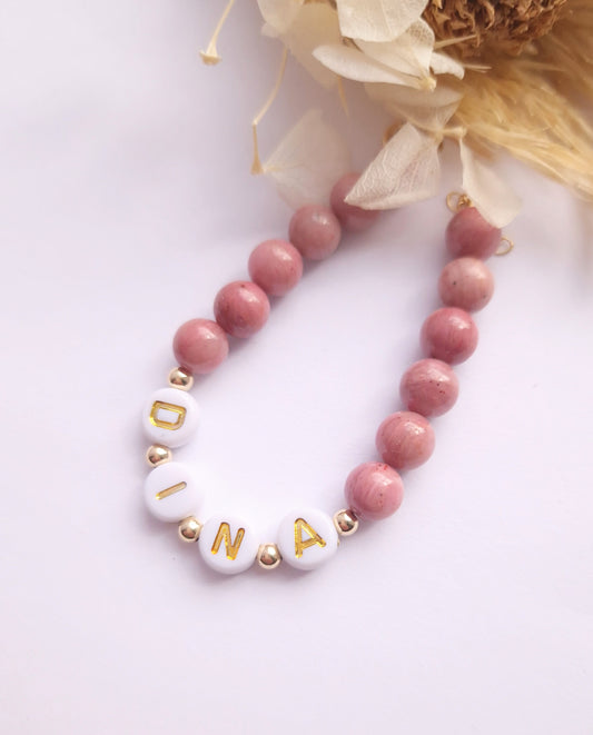 Name bracelet for little girl - Gold filled