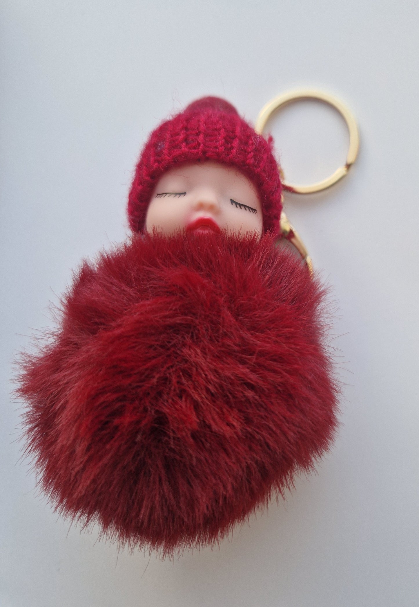 Sleeping baby keychain