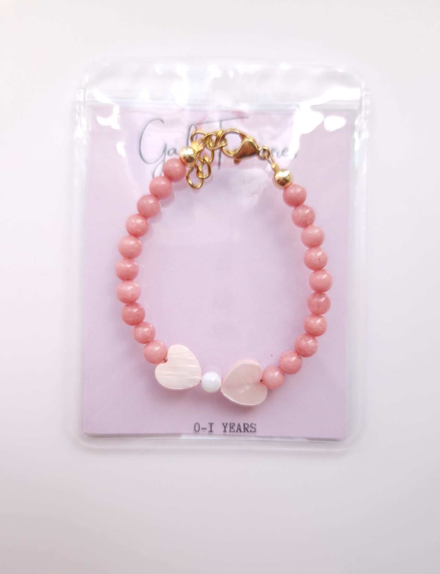 Pink butterfly bracelet