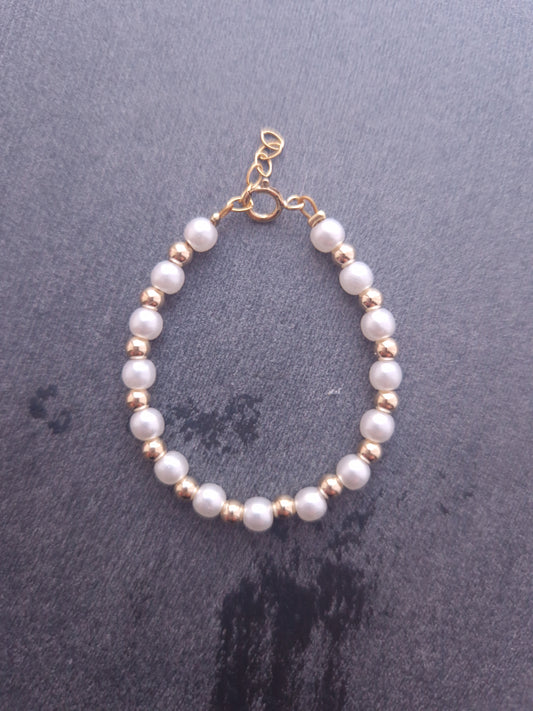 Gold filled & pearls