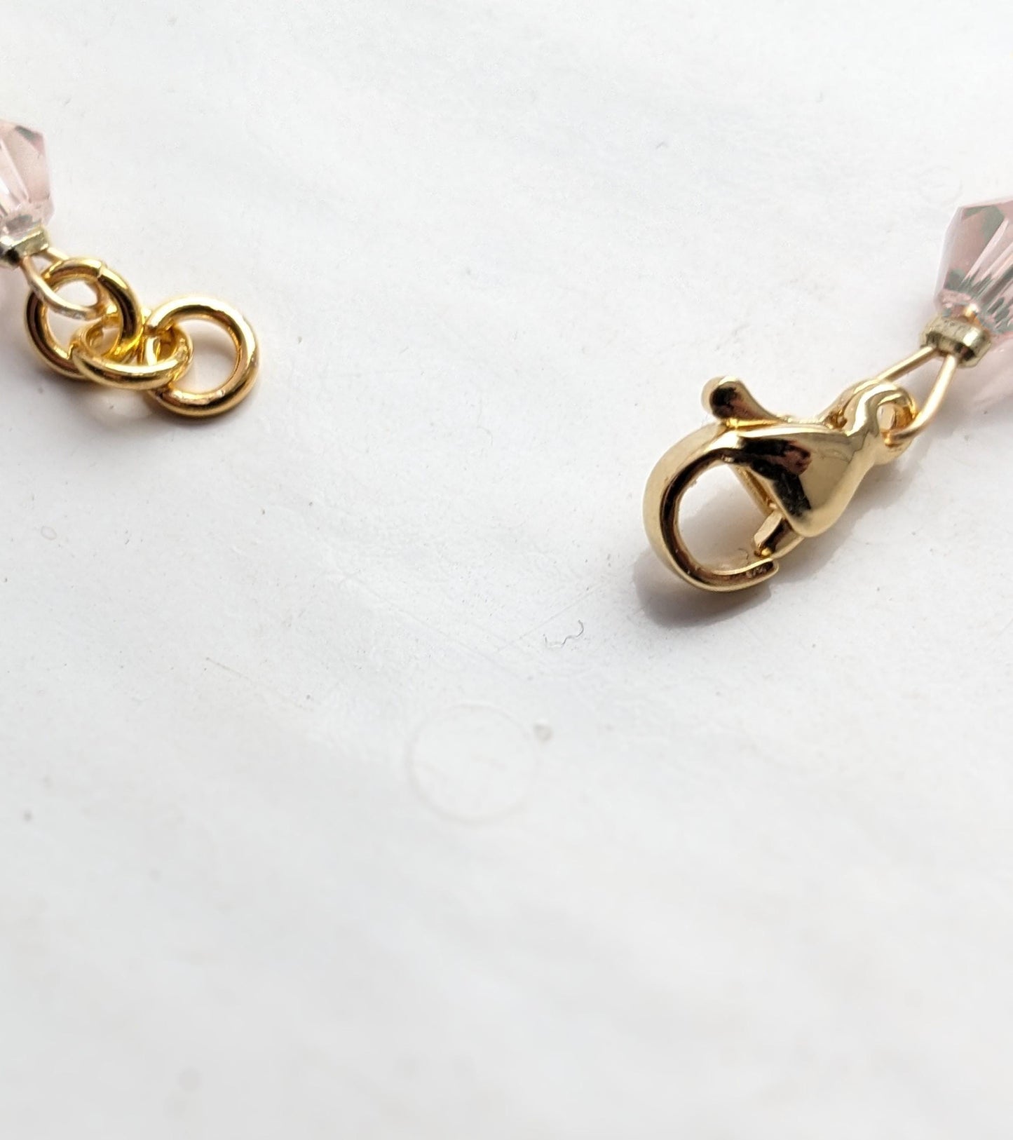 Baby & child Blue and Pink - Gold plated bracelet