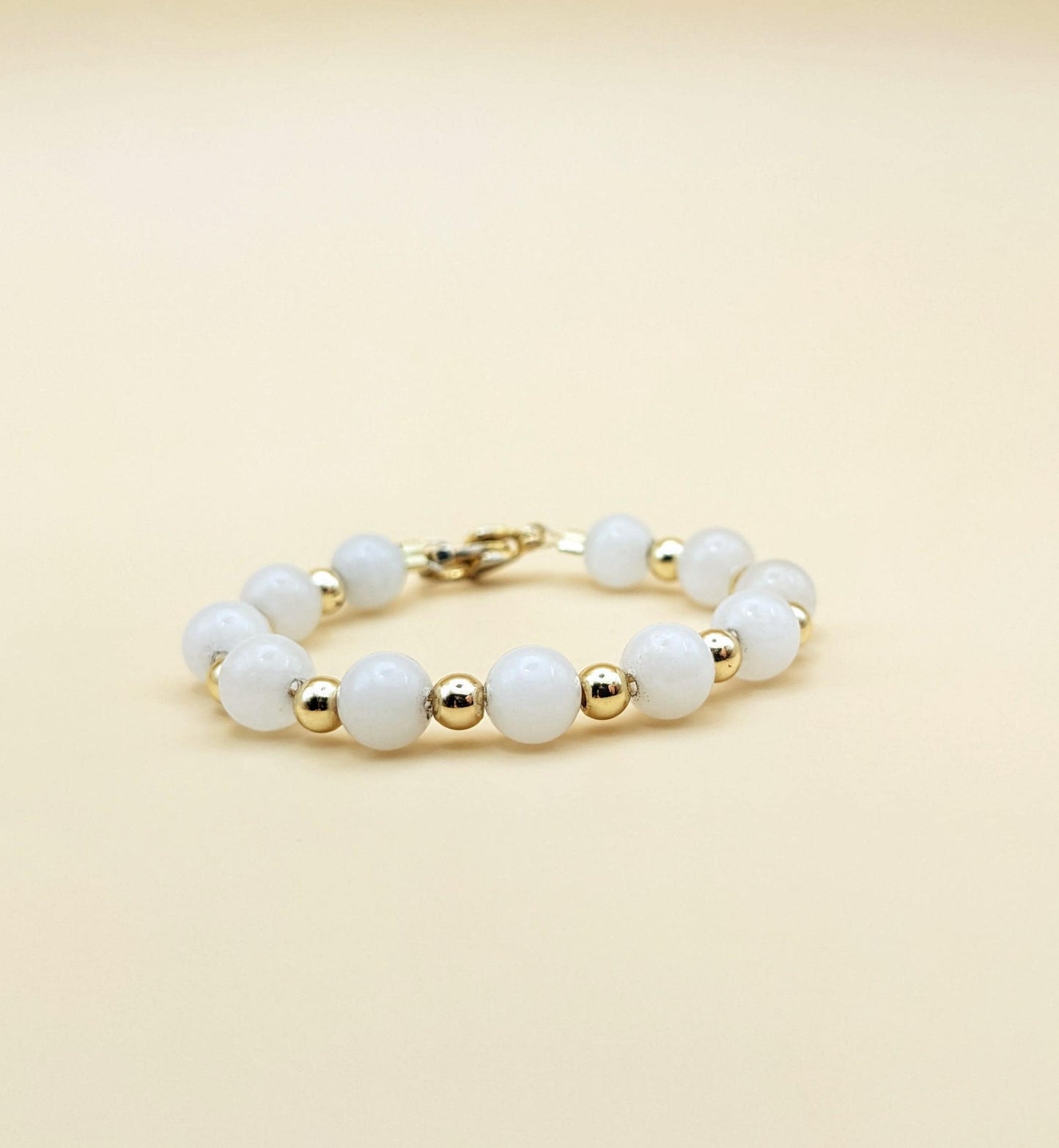 Child bracelet - Birthday gift - Crystal & Gold Plated