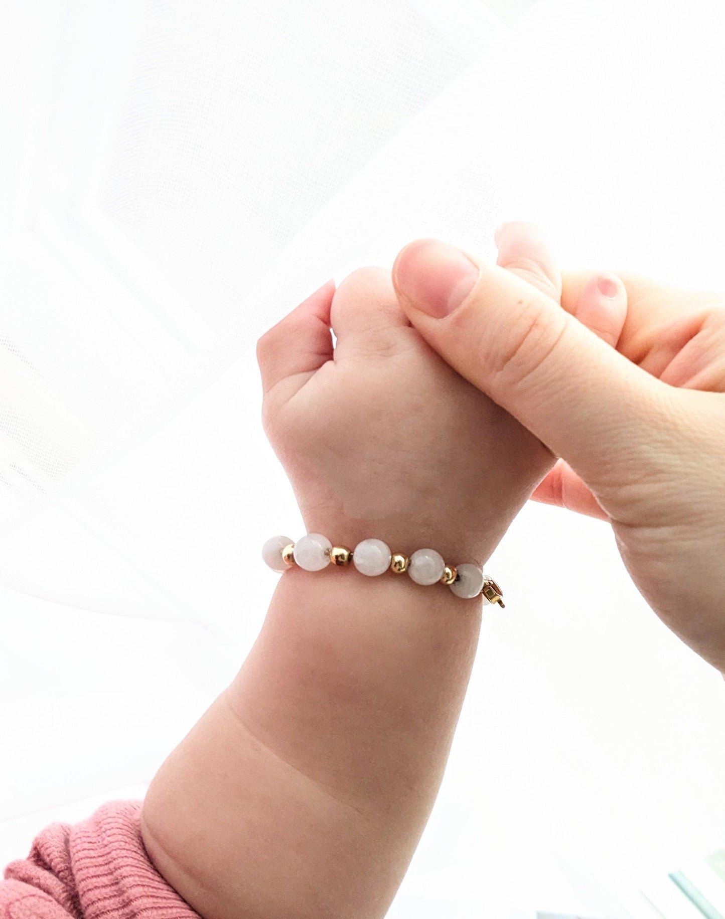 Child bracelet - Birthday gift - Crystal & Gold Plated